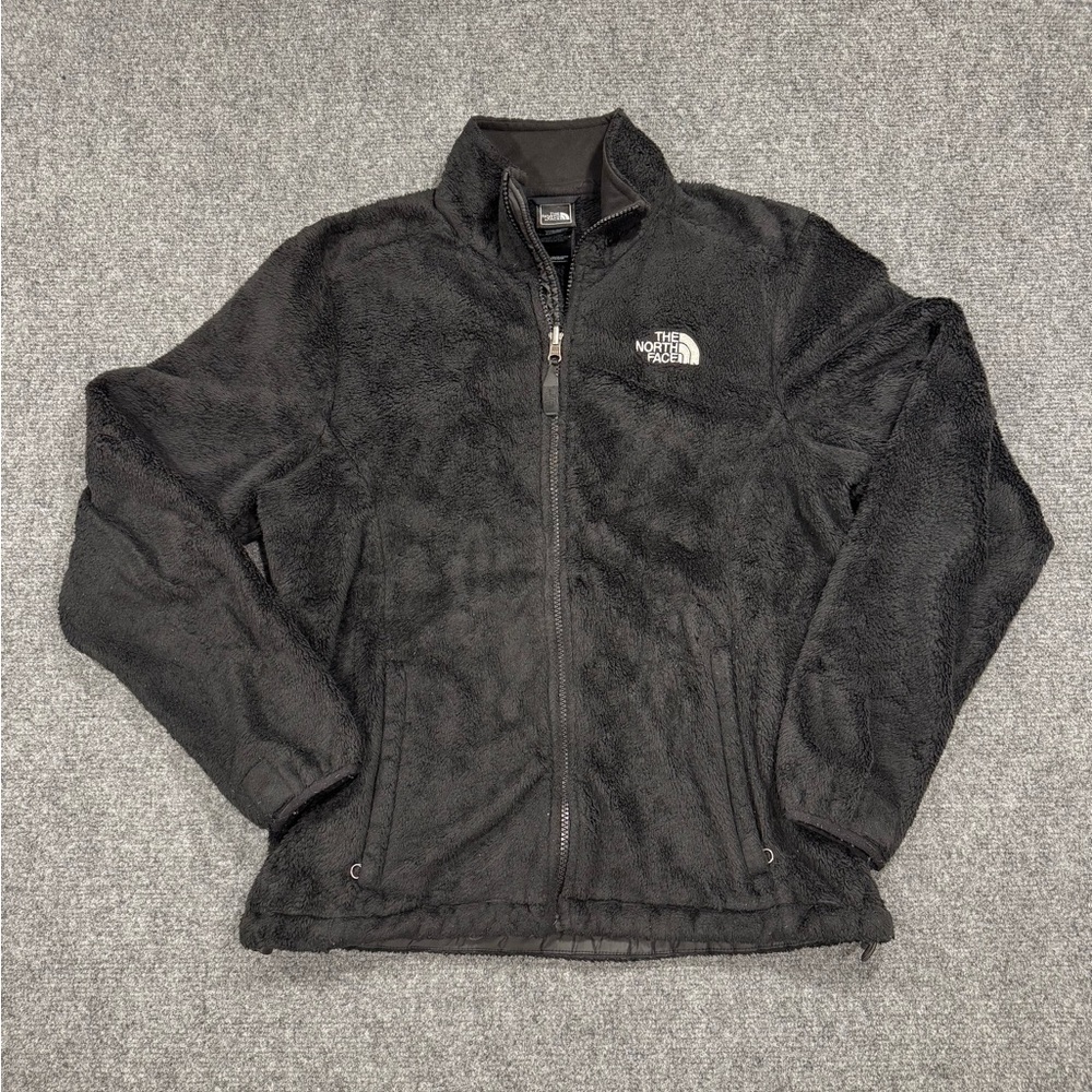 The North Face Oso Osito Silken Fleece Full Zip Jacket Size Medium Black